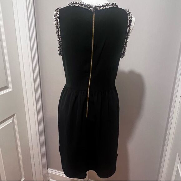 NWOT Skies are Blue black sleeveless mini dress with back zipper size medium - Picture 8 of 10